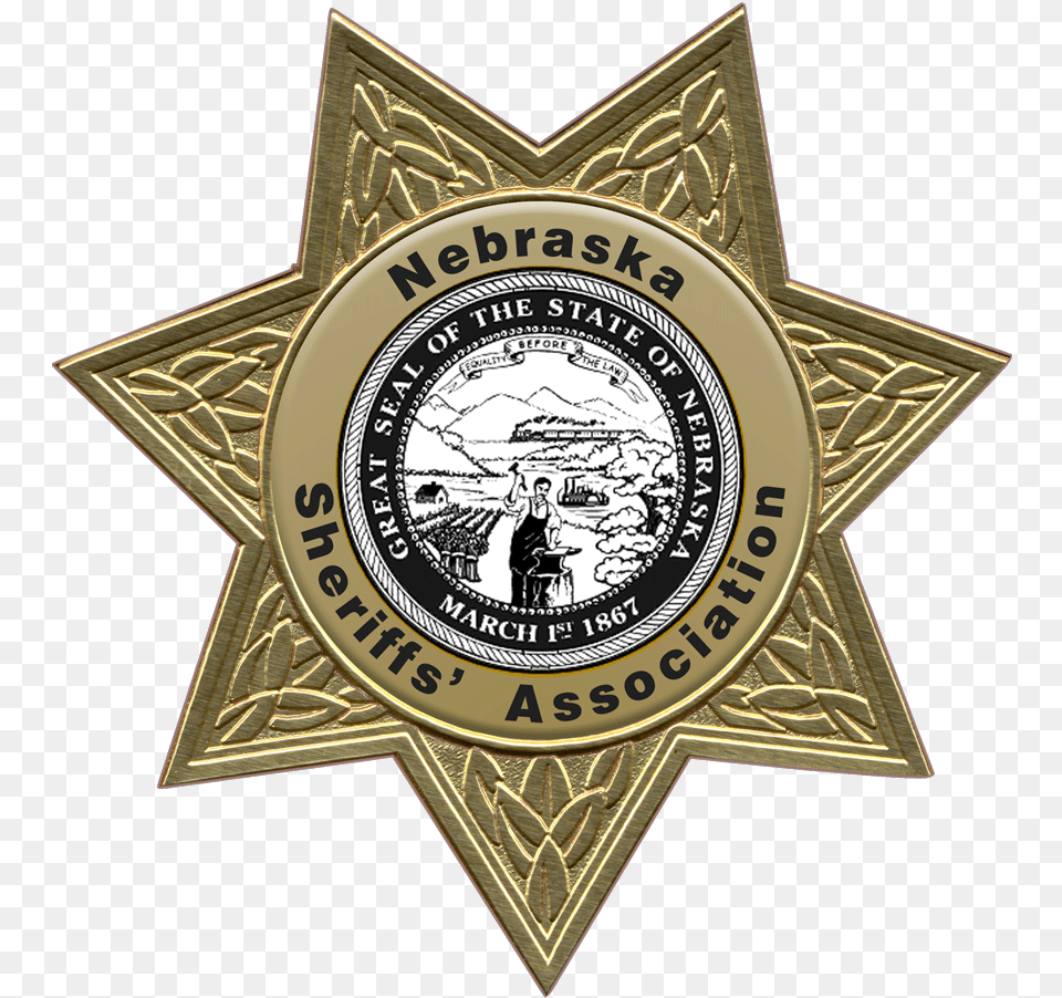 Join Nsa Nebraska Sheriffs39 Association Emblem, Badge, Logo, Symbol, Person Png Image