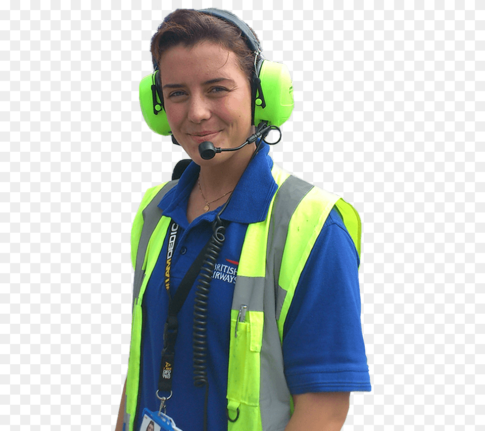 Join Our Cabin Crew At Heathrow Gatwick Or London Headphones, Lifejacket, Clothing, Vest, Woman Png