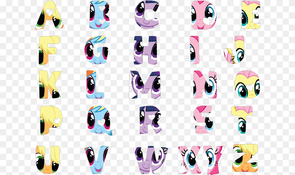 Join Our Mailing List To Download The My Little Pony My Little Pony Letter Font, Text, Art, Collage, Alphabet Free Png
