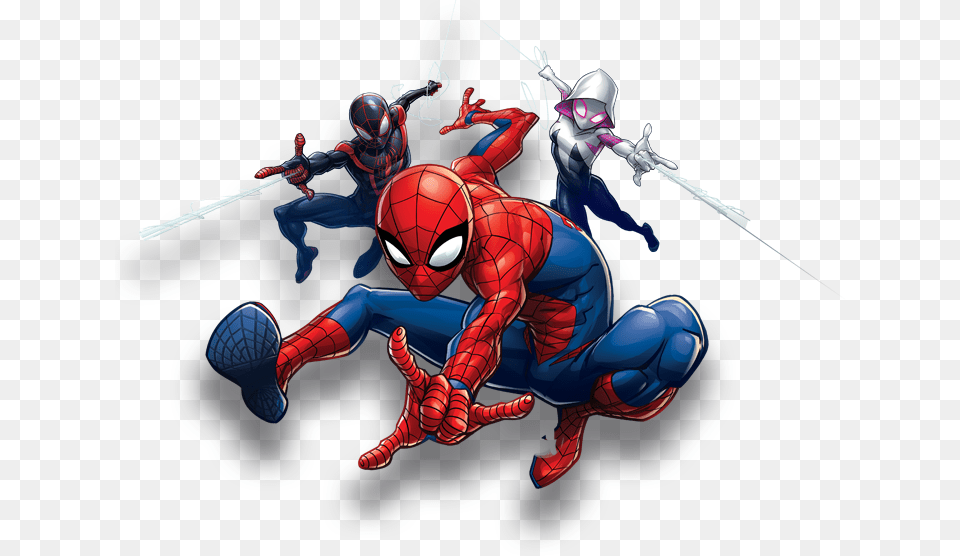 Join The Action Of Miles Morales And Other Iconic Web Amscan Spider Man Webbed Wonder Lunch Plates, Book, Comics, Publication, Person Free Png Download