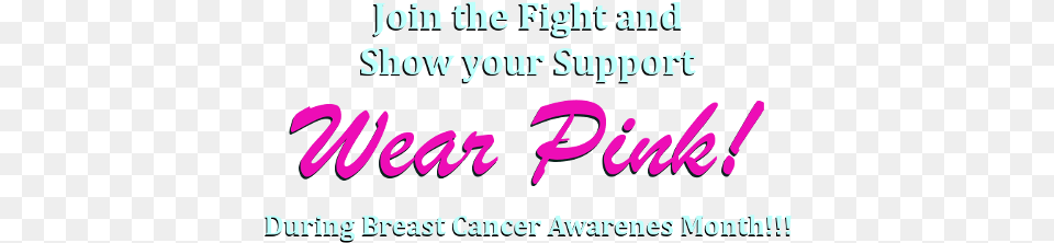 Join The Fight Breast Cancer Awareness Month Las Vegas Wedding Chapels Logos, Text, Purple Free Transparent Png