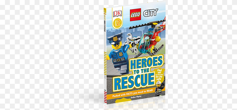 Join The Firefighters Paramedics And Police Officers Lego City Heroes To The Rescue Dk Readers Level, Advertisement, Poster, Robot, Boy Png Image