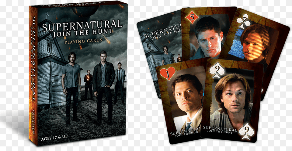 Join The Hunt Playing Cards Deck B Contents Supernatural Playing Cards Deck B, Publication, Book, Adult, Person Free Png