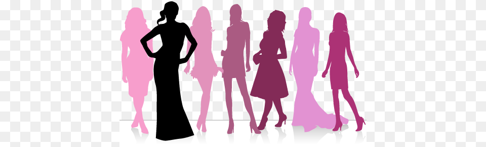 Join The Model Fellowship Team Woman Silhouette Pink, High Heel, Clothing, Shoe, Footwear Free Transparent Png