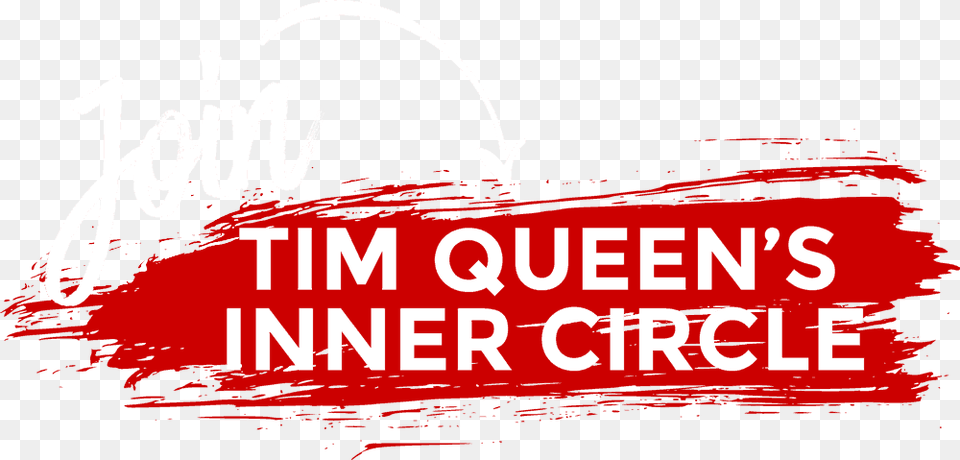 Join Tim Queen S Inner Circle Red Scribble Poster, Logo, Advertisement, Text Free Png Download