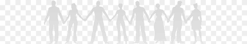 Join Us And Together We Can Make A Difference People Holding Hands Silhouette, Body Part, Person, Hand, Adult Free Png
