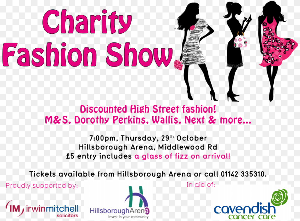 Join Us For A True Girls39 Night Out At Hillsborough Entry Tickets For Fashion Show, Advertisement, Poster, Person Free Png
