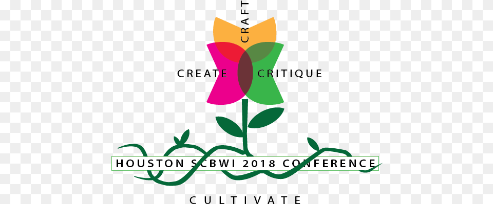 Join Us For The 2018 Houston Scbwi Conference Graphic Design, Flower, Plant, Rose, Art Free Png