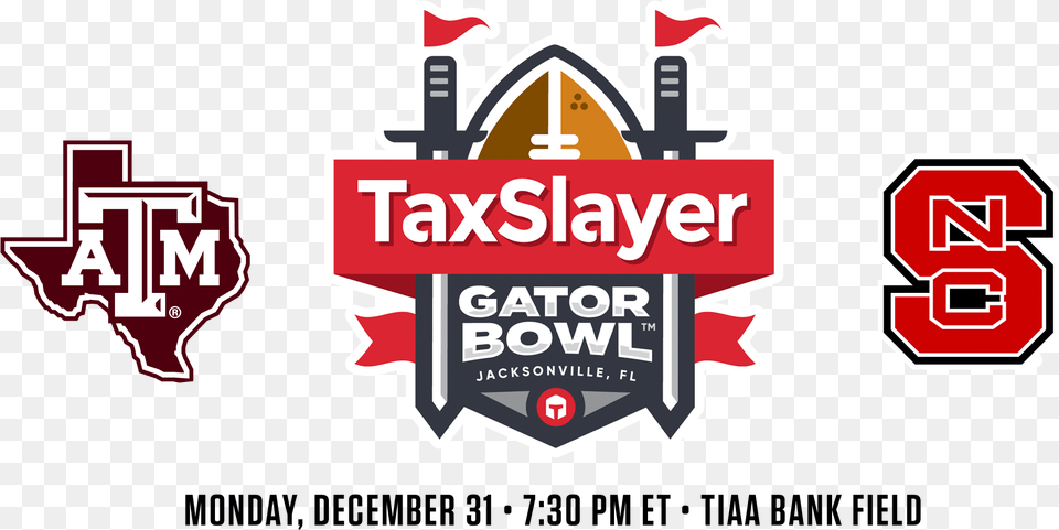 Join Us In Jacksonville Taxslayer Gator Bowl 2020, Logo, Sticker, Badge, First Aid Free Png