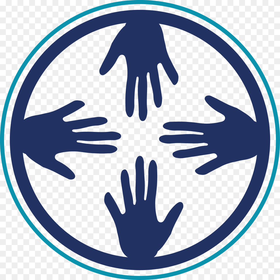 Joining Hands, Logo, Symbol, Emblem Free Png Download