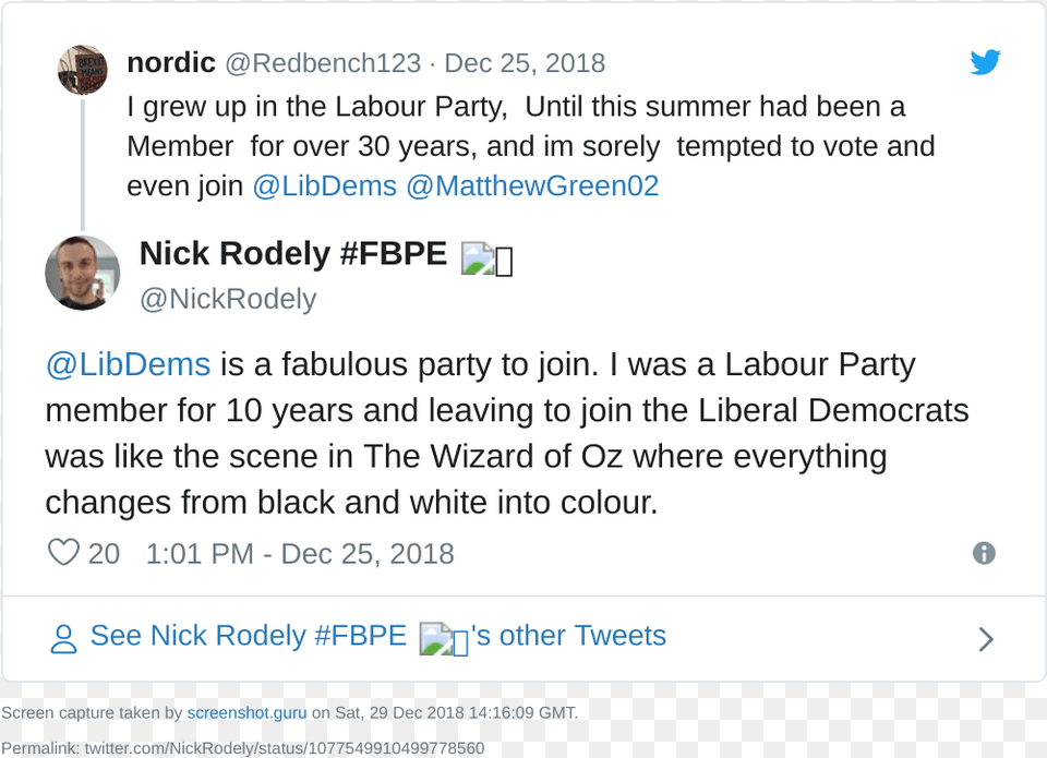 Joining The Lib Dems Is Like A Scene From The Wizard Change Uk Cuk, Page, Text, Person Png