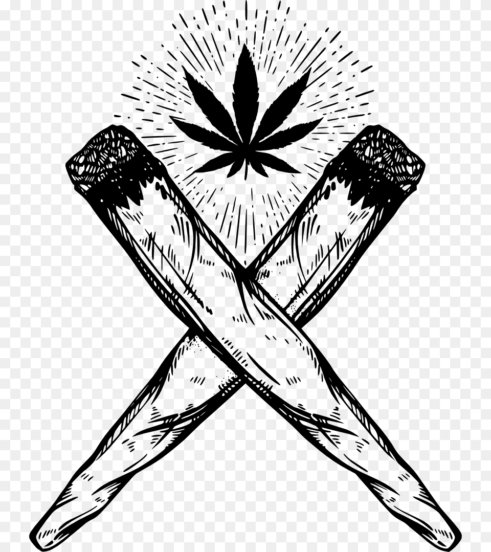 Joint Drawing Cannabis Smoking Marijuana Drawings, Person Free Transparent Png