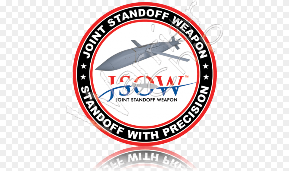 Joint Standoff Weapon Jsow Raytheon Missile, Emblem, Symbol, Aircraft, Airplane Png Image
