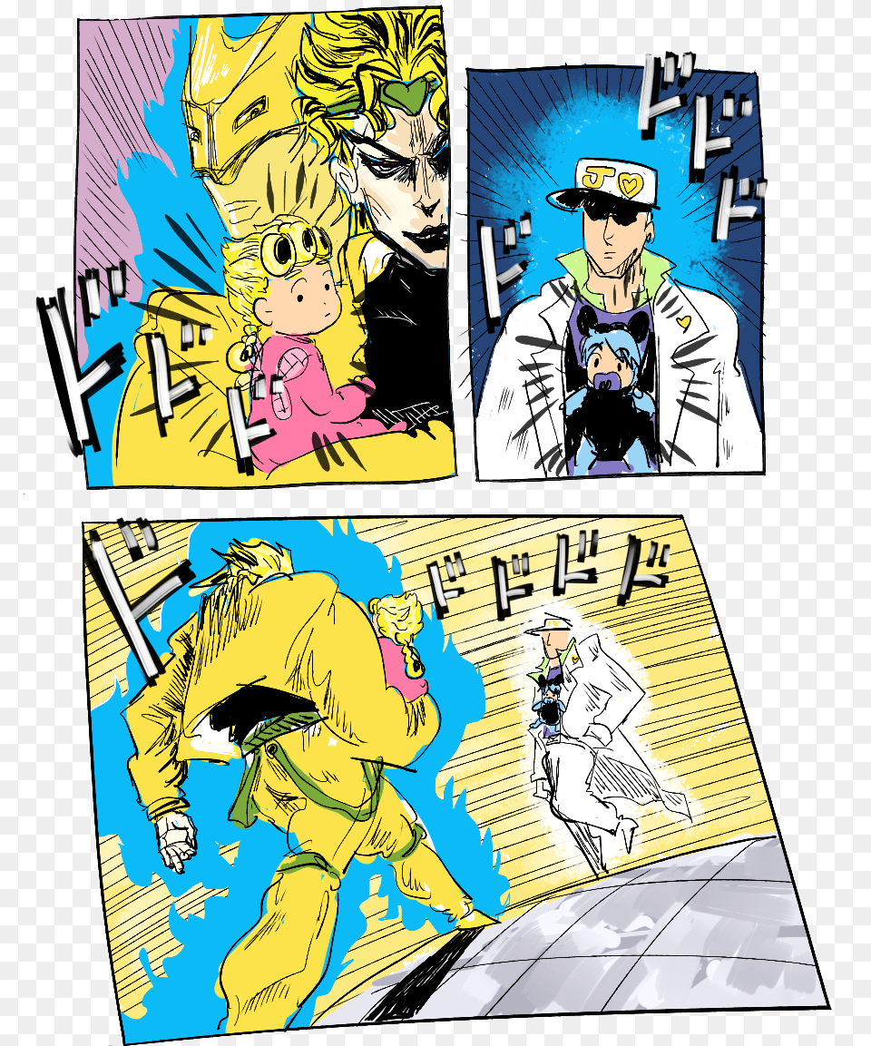 Jojo Dio And Giorno, Publication, Book, Comics, Adult Free Png Download