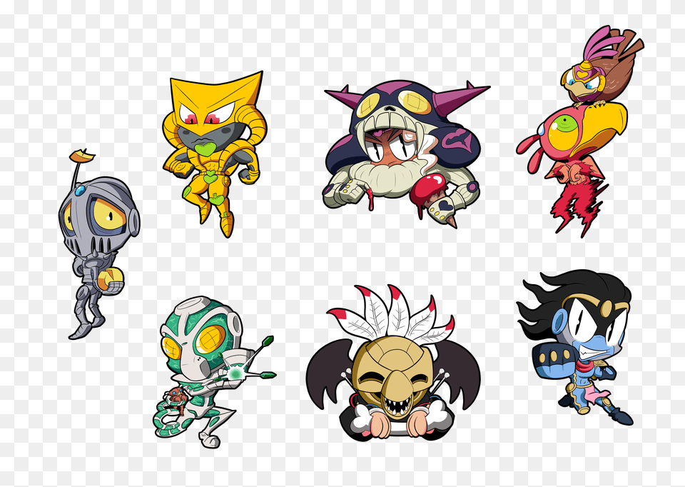 Jojo Part Chibis Sheet, Book, Comics, Publication, Baby Free Png Download