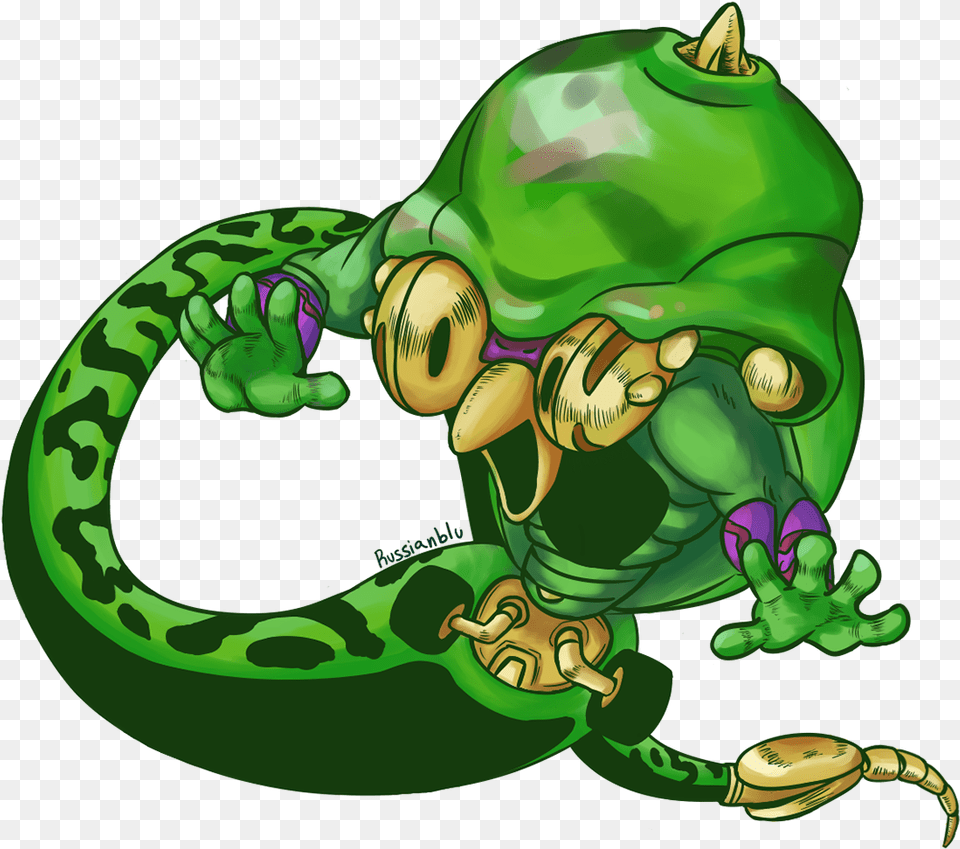 Jojo S Bizarre Adventure Clipart Download Cartoon, Green, Animal, Reptile, Sea Life Png Image