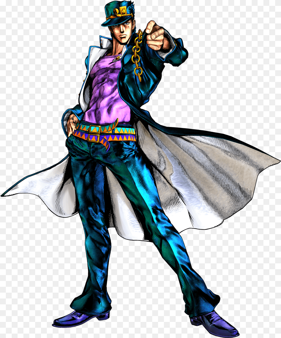 Jojo S Bizarre Adventure Jojo39s Bizarre Adventure Jotaro, Adult, Person, Female, Costume Png