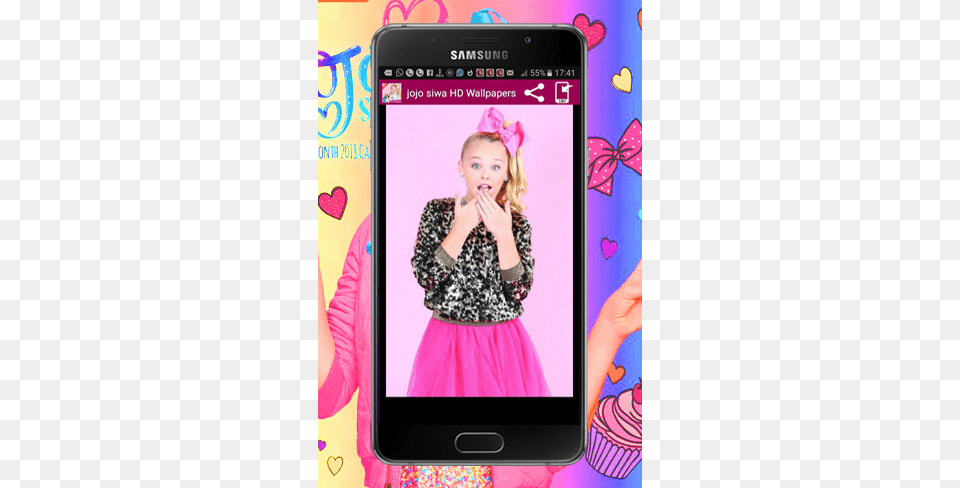 Jojo Siwa 2018 Hd Wallpapers Jojo Siwa 2017, Electronics, Mobile Phone, Phone, Child Free Png Download