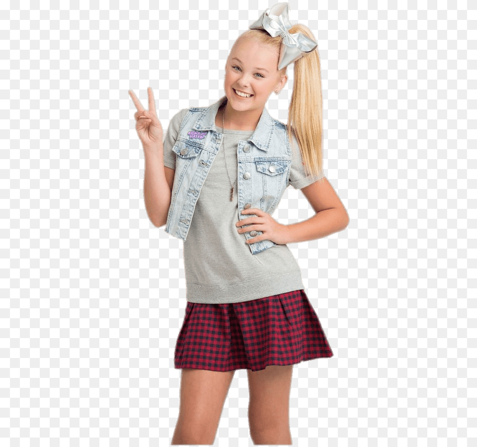 Jojo Siwa Peace Sign, Blouse, Clothing, Skirt, Child Free Png