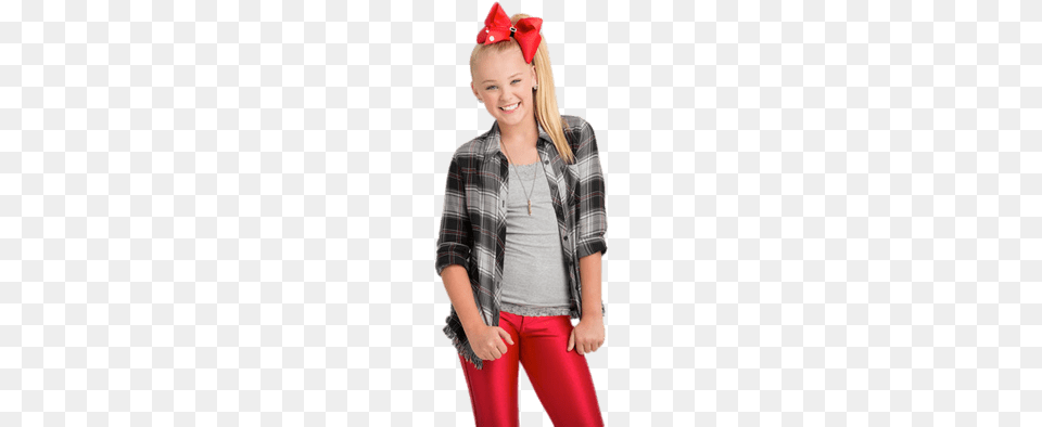 Jojo With Red Bow In Hair Jojo Siwa With Her Bow, Hat, Blouse, Clothing, Pants Free Png
