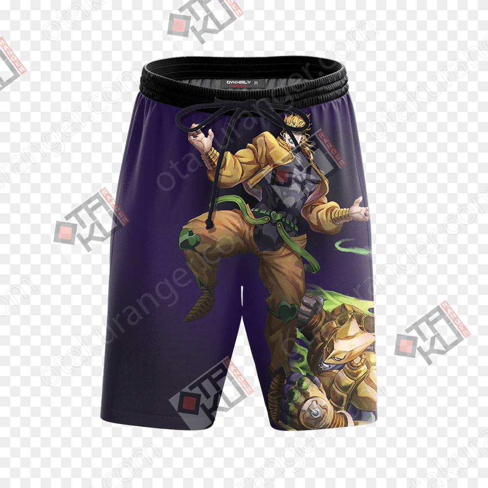 Jojos Bizarre Adventure Dio Brando And The World 3d Pocket, Clothing, Shorts, Adult, Male Png