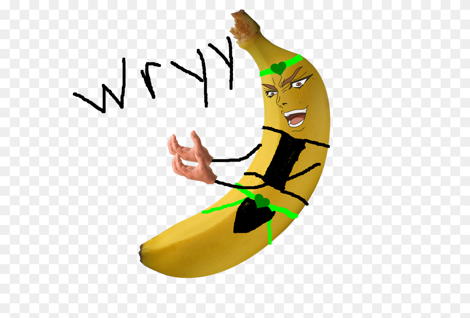 Jojos Bizarre Adventure Part Stardust Crusaders Dio Brando, Fruit, Banana, Produce, Plant Png Image