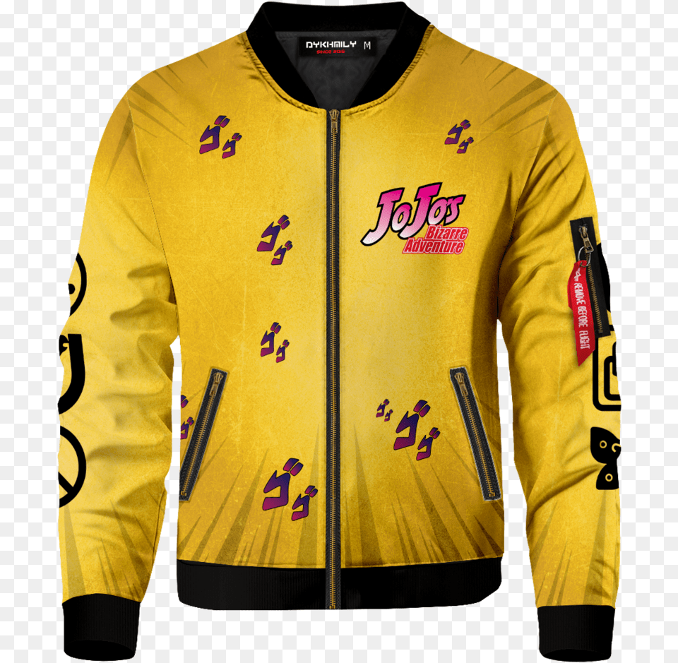 Jojos Bizzare Adventure Bomber Jacket, Clothing, Coat, Shirt Png Image