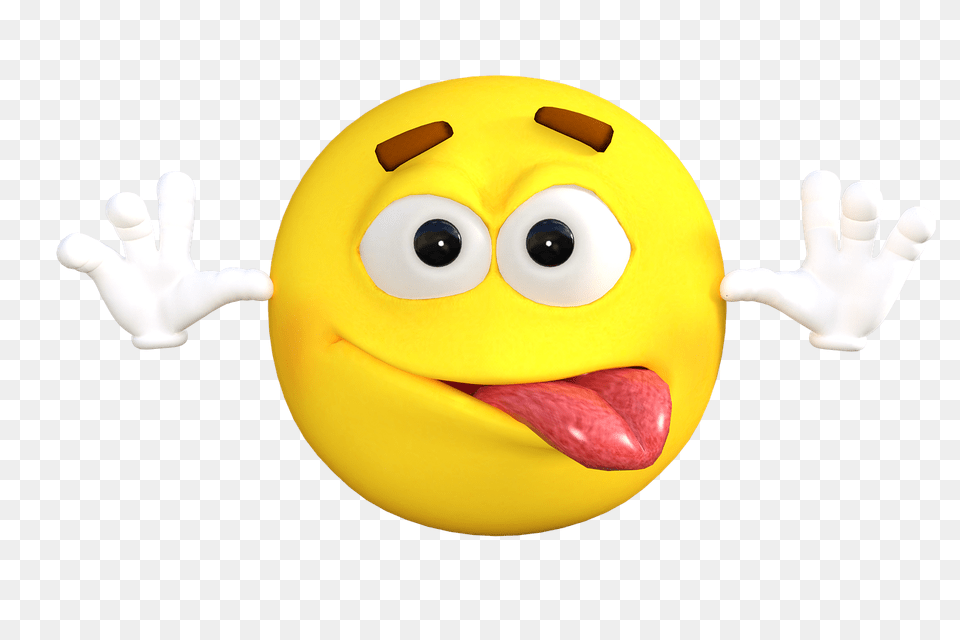 Joke Emoji Transparent Stickpng Stickers Emoji, Toy, Clothing, Glove Png Image