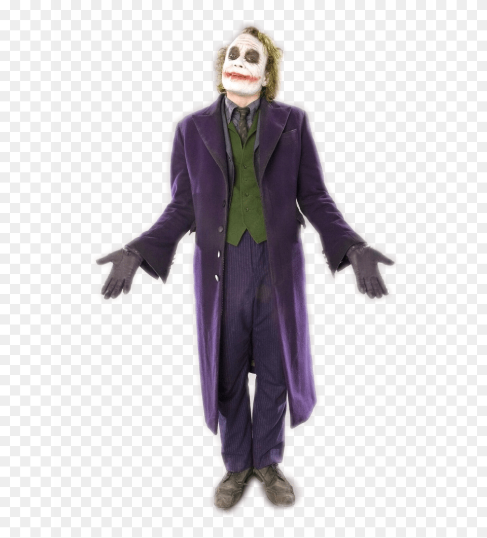 Joker, Person, Clothing, Coat, Costume Png