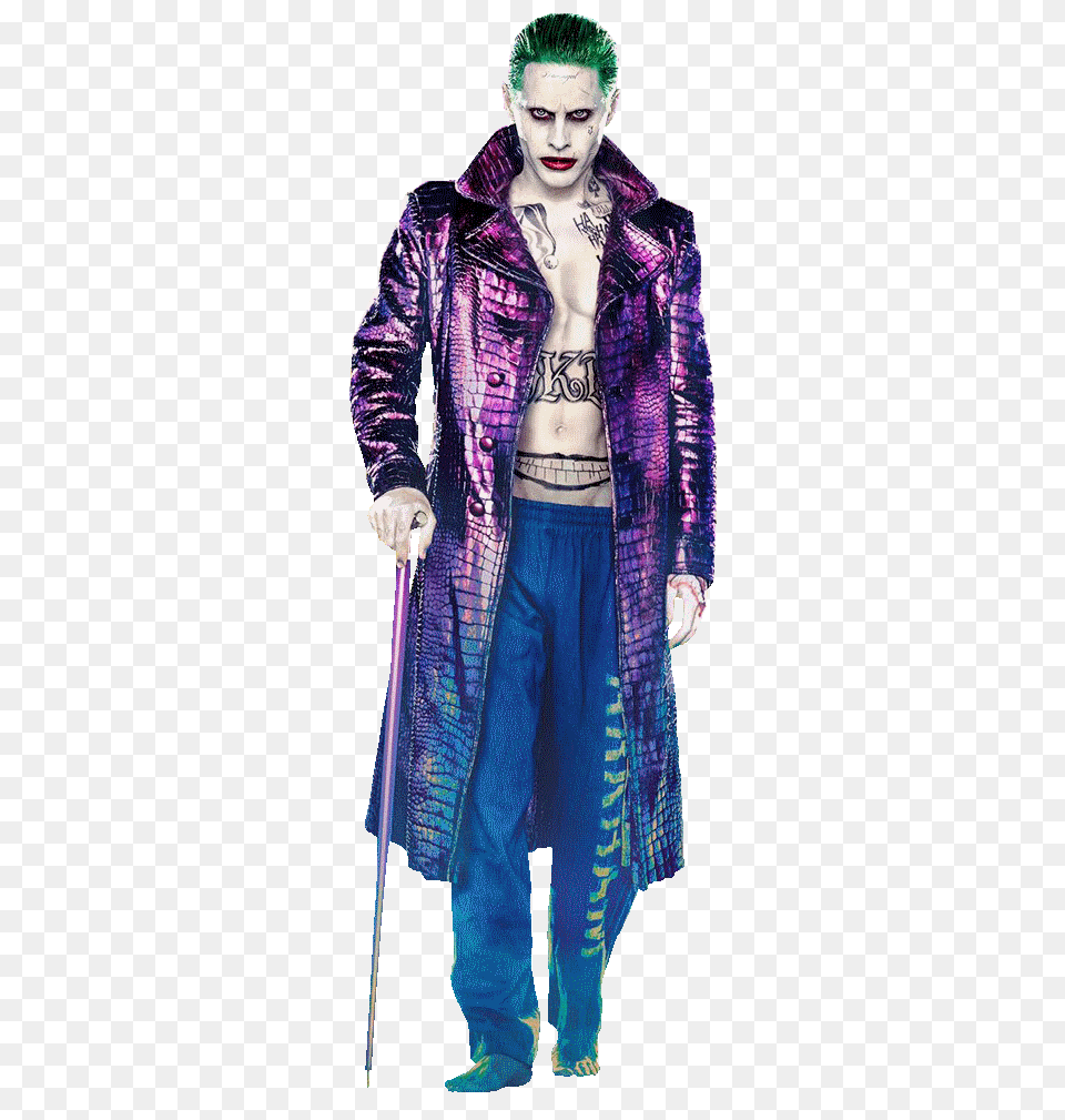 Joker, Person, Clothing, Coat, Costume Free Transparent Png