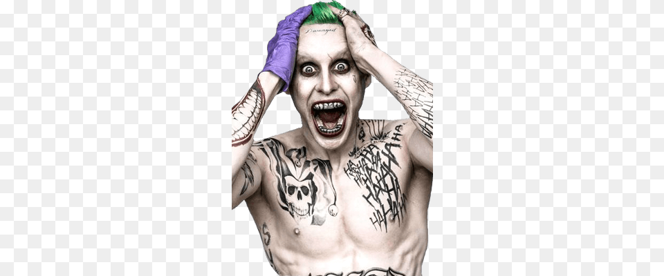 Joker, Person, Skin, Tattoo, Face Png