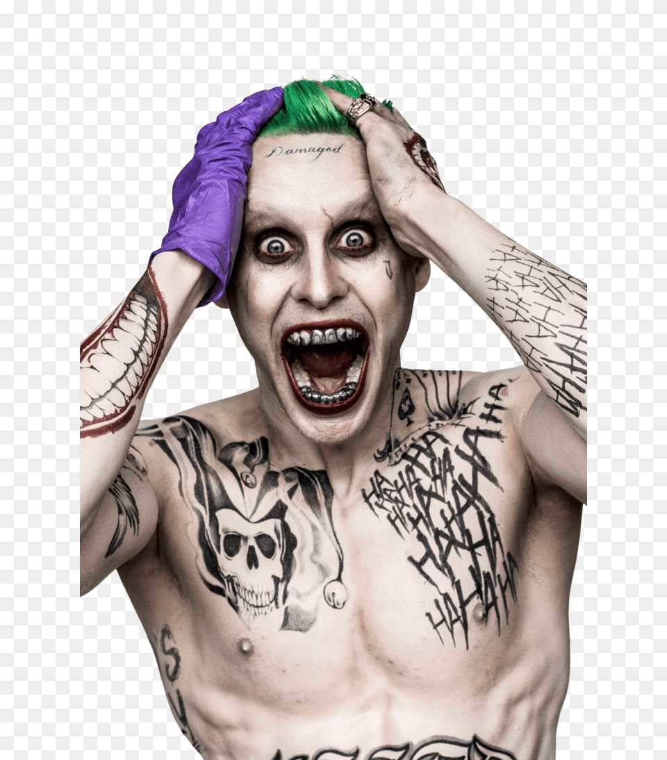 Joker, Tattoo, Skin, Person, Male Free Png Download
