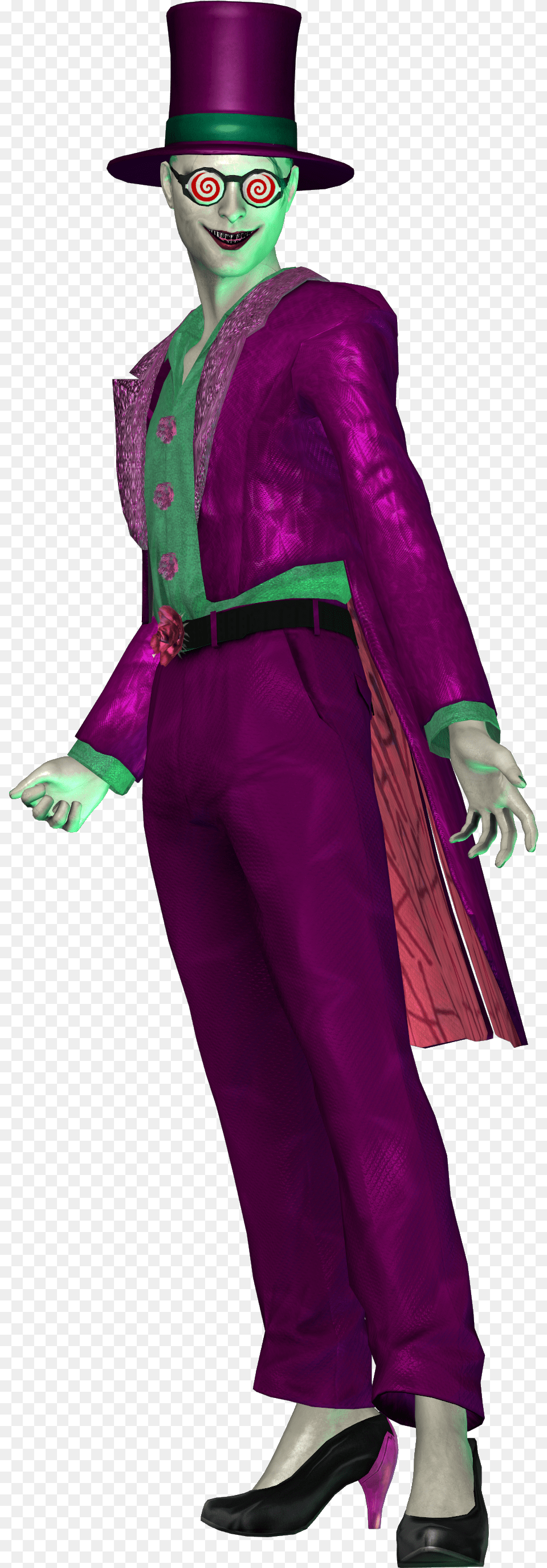 Joker, Clothing, Costume, Purple, Person Free Png