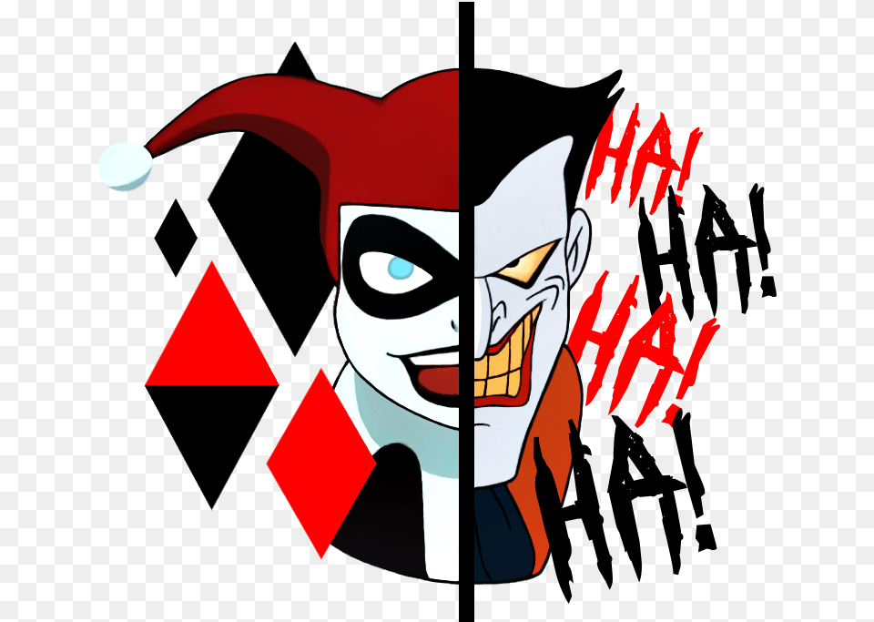 Joker And Harley Joker And Harley Quinn, Person, Art, Modern Art, Face Free Png Download