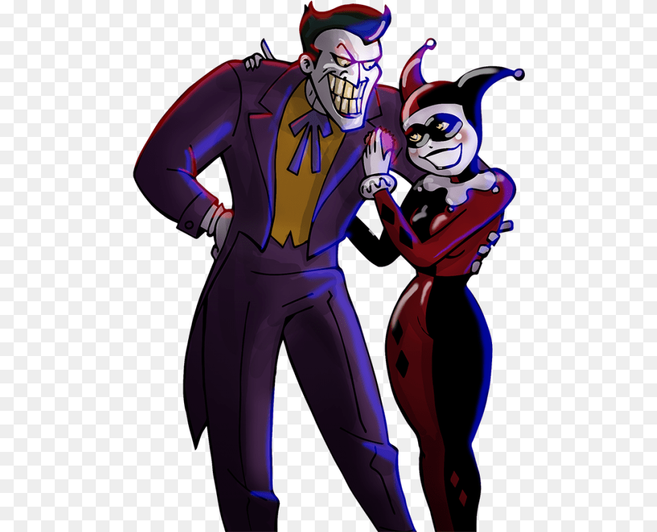 Joker And Harley Transparent Images Transparent Joker And Harley, Book, Comics, Publication, Adult Free Png Download