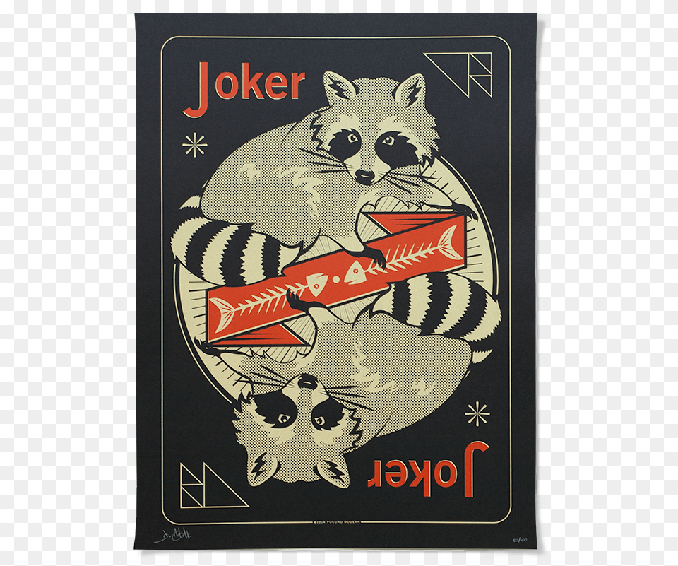 Joker As A Raccoon, Advertisement, Mammal, Bear, Animal Free Png Download