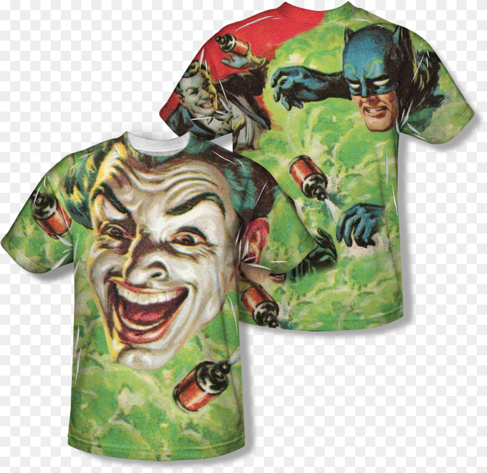 Joker Batman 66 Shirt, T-shirt, Clothing, Coat, Person Free Png Download