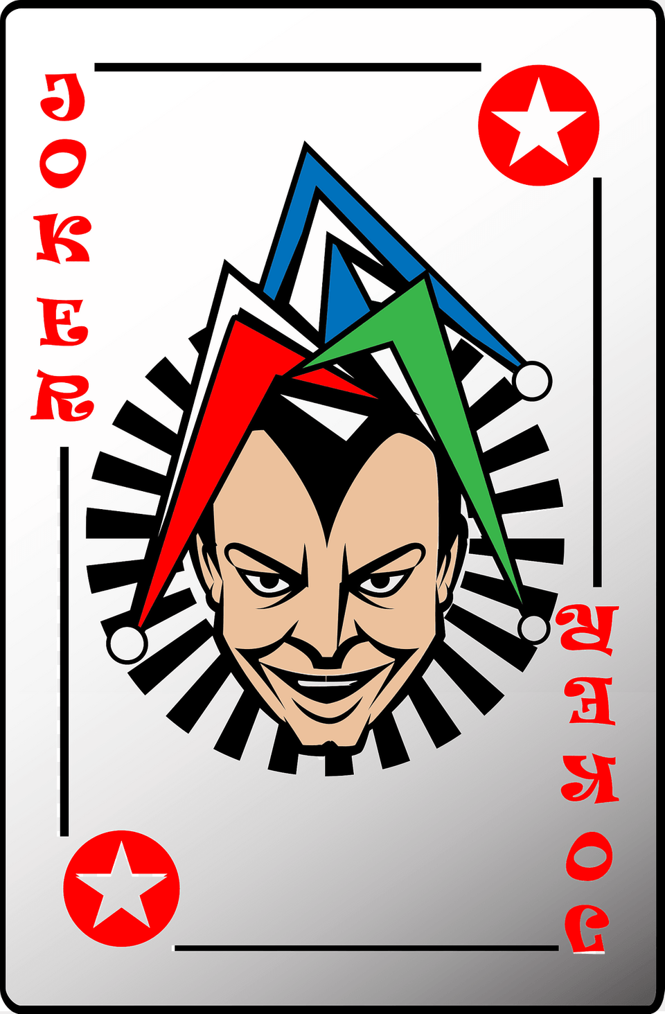 Joker Card Clipart, People, Person, Face, Head Png Image