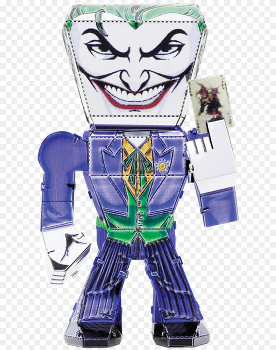 Joker Classic Metal Earth Legends Jusice, Person, Face, Head, Robot Png Image