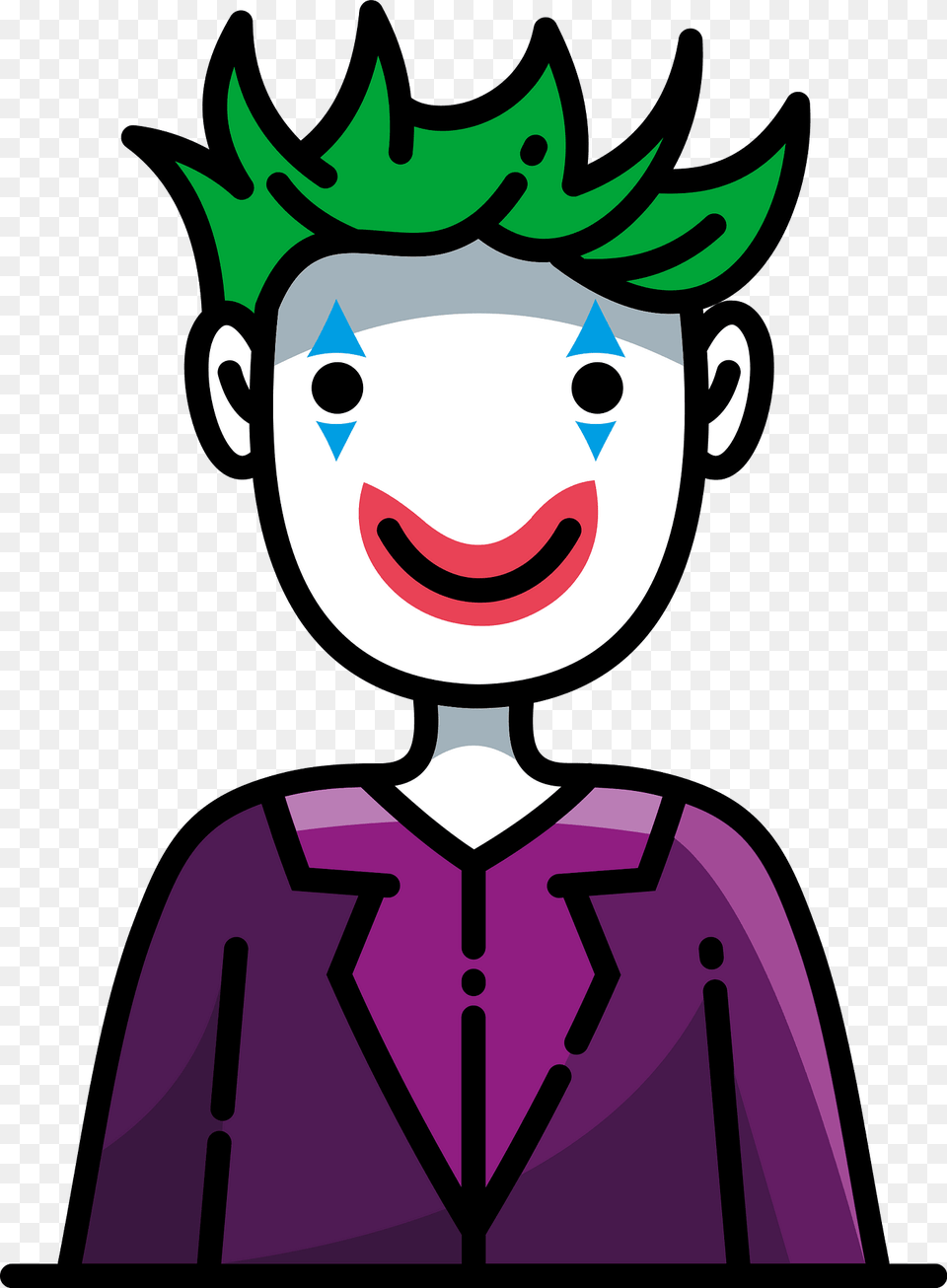 Joker Clipart, Baby, Face, Head, Person Png Image