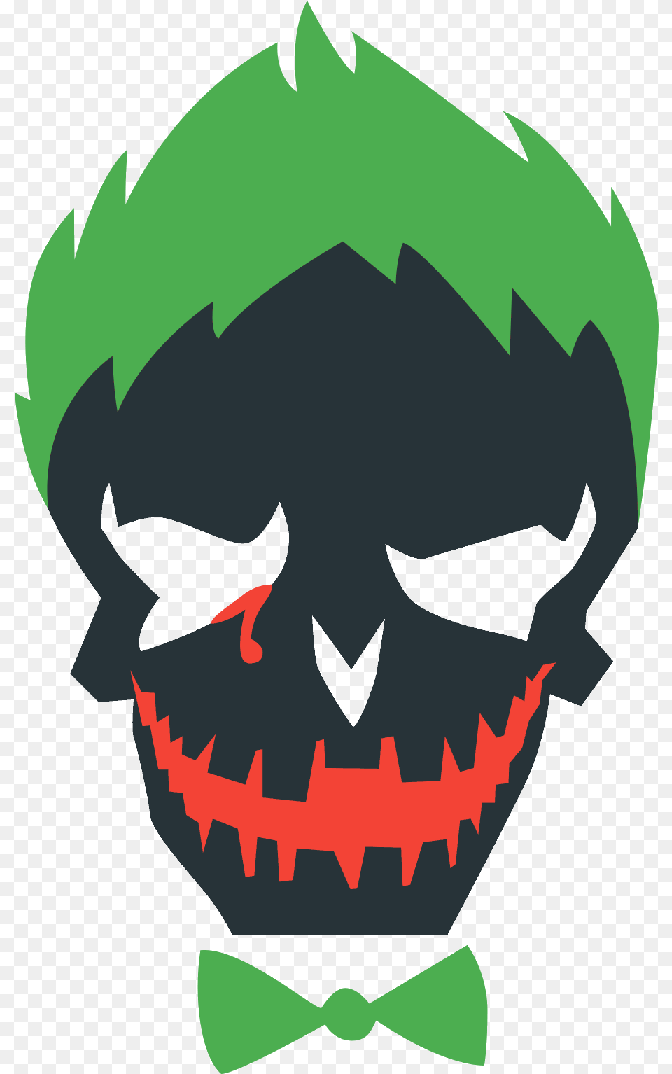 Joker Clipart Anonymous Face Suicide Squad Joker Icon, Accessories, Tie, Formal Wear, Fish Png Image