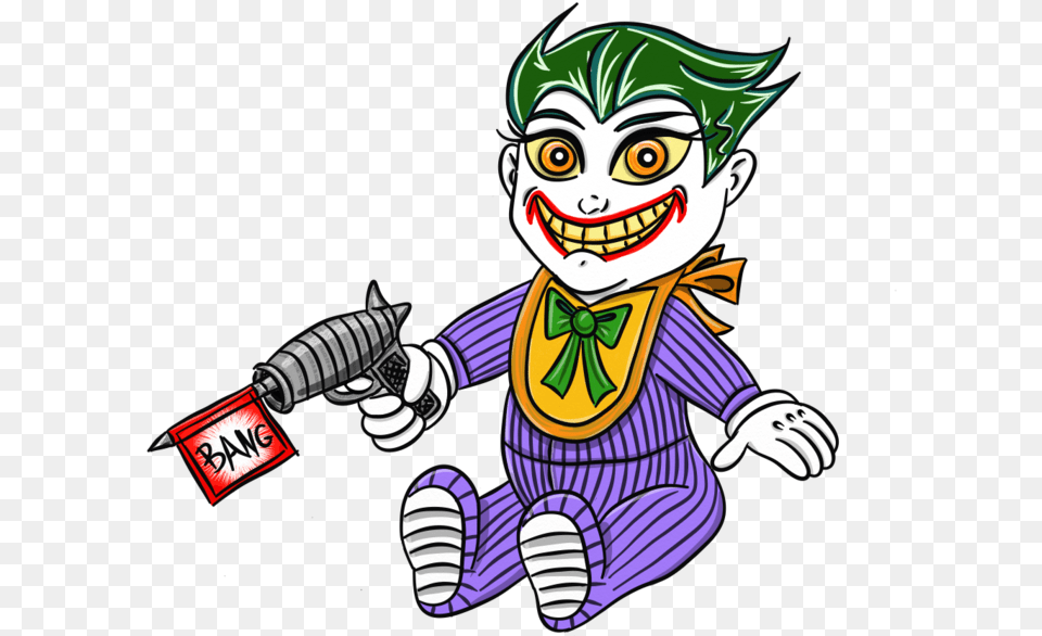 Joker Clipart Baby Joker As A Baby, Book, Comics, Publication, Person Free Png Download