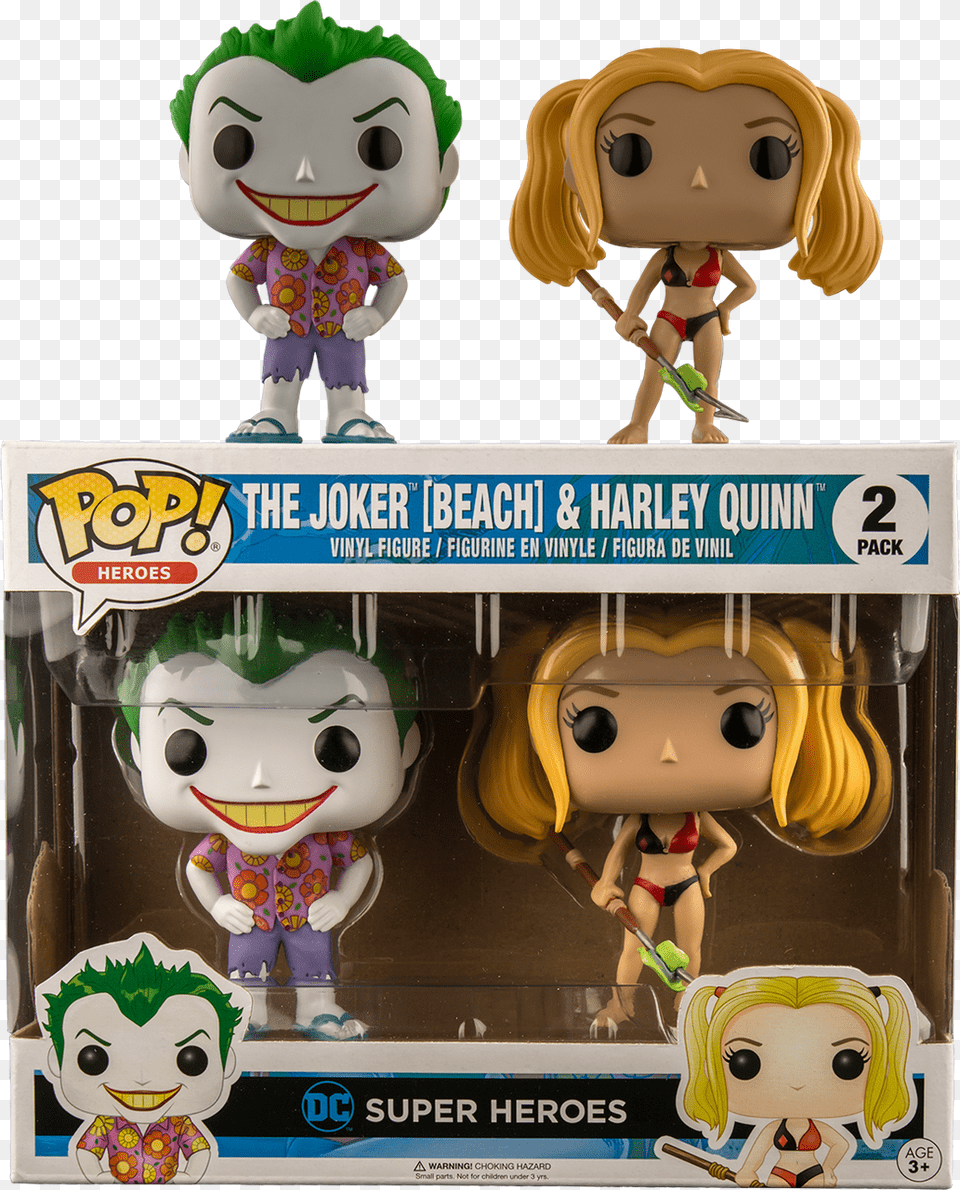 Joker Comic Joker And Harley Pop Vinyl, Doll, Toy, Person, Baby Png Image