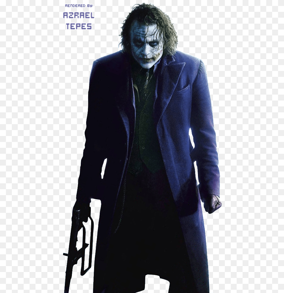 Joker Dark Knight Download Joker Dark Knight, Clothing, Coat, Jacket, Adult Free Png
