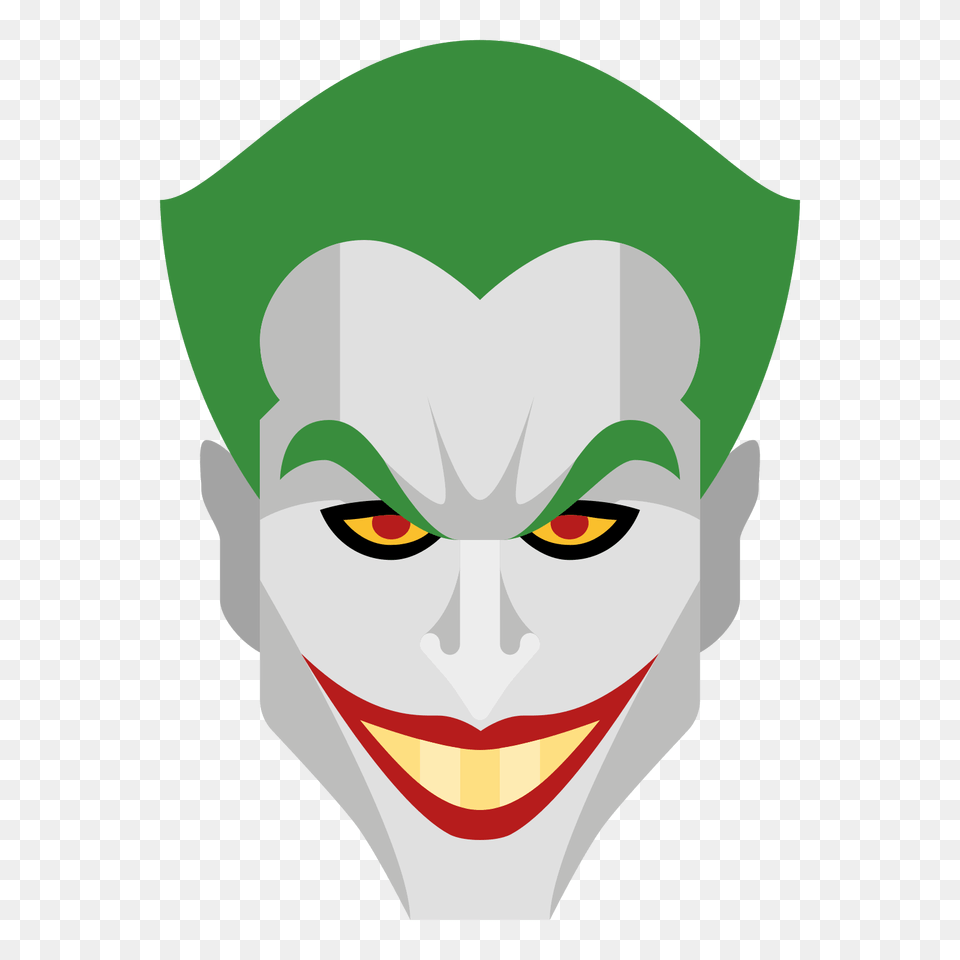 Joker Dc Icon, Person, Mask, Face, Head Free Png