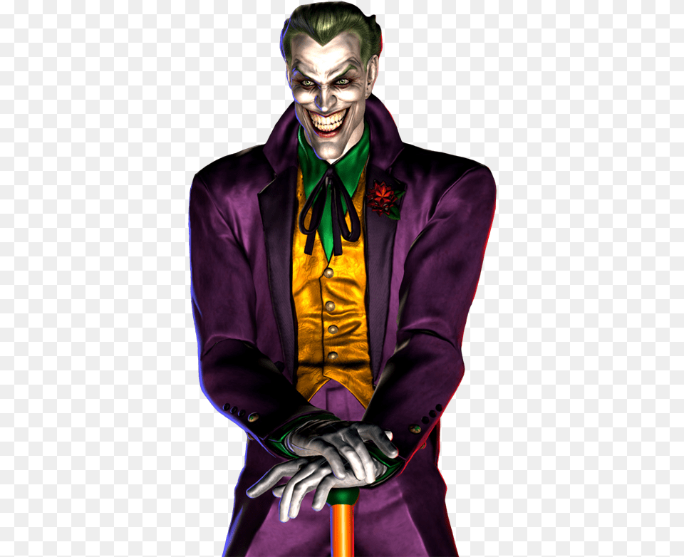 Joker Dc Vs Mk Joker, Clothing, Costume, Person, Adult Free Transparent Png