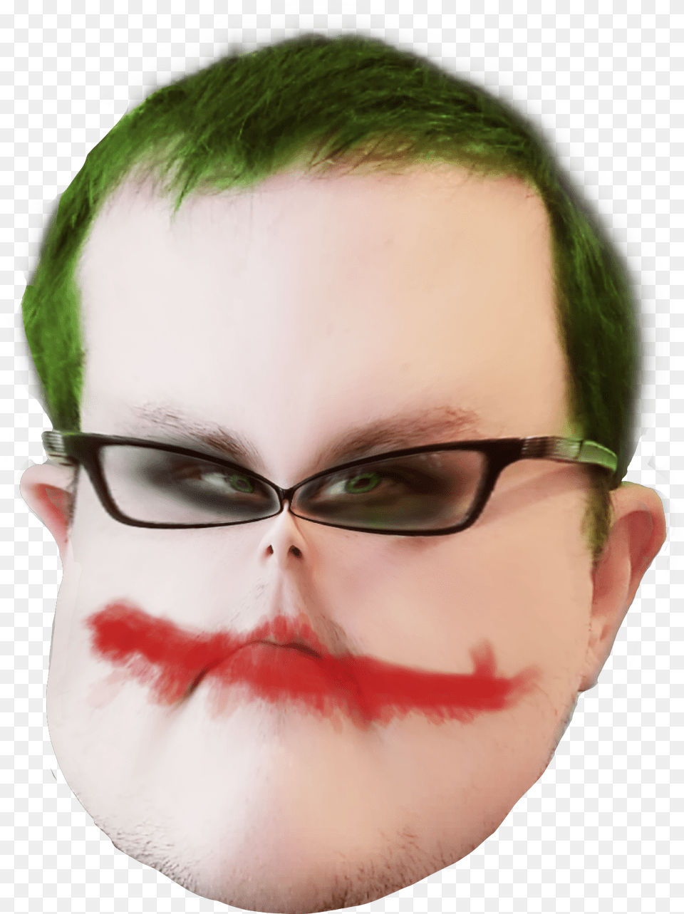 Joker Derpyface Derpy Batman Fat Obese Fatman Illustration, Accessories, Glasses, Person, Woman Free Png Download