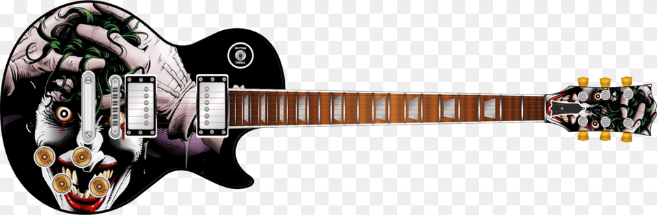 Joker Face Guitar Wrap Skin Joker Guitar Skin, Musical Instrument, Electric Guitar, Bass Guitar Free Transparent Png