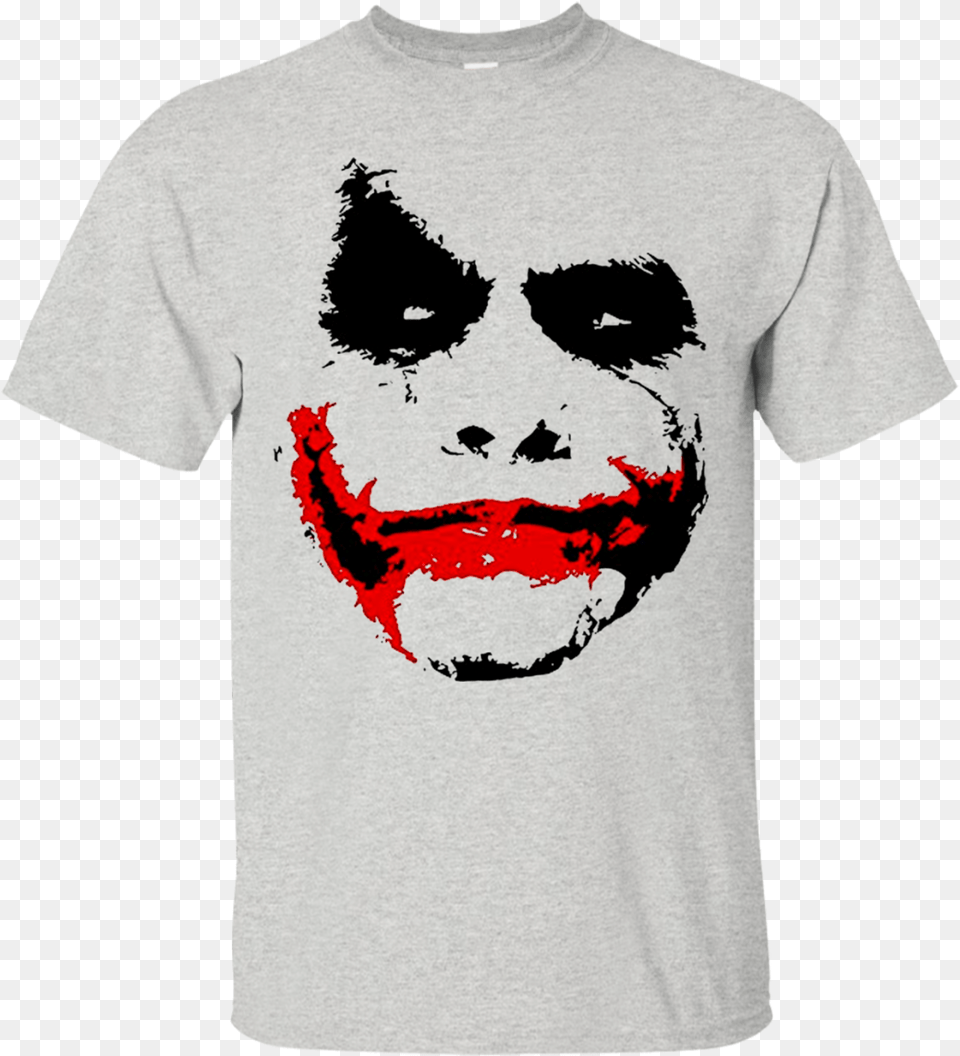 Joker Face T Shirt Hoodie Sweater T Shirt Joker, Clothing, T-shirt, Adult, Male Free Png