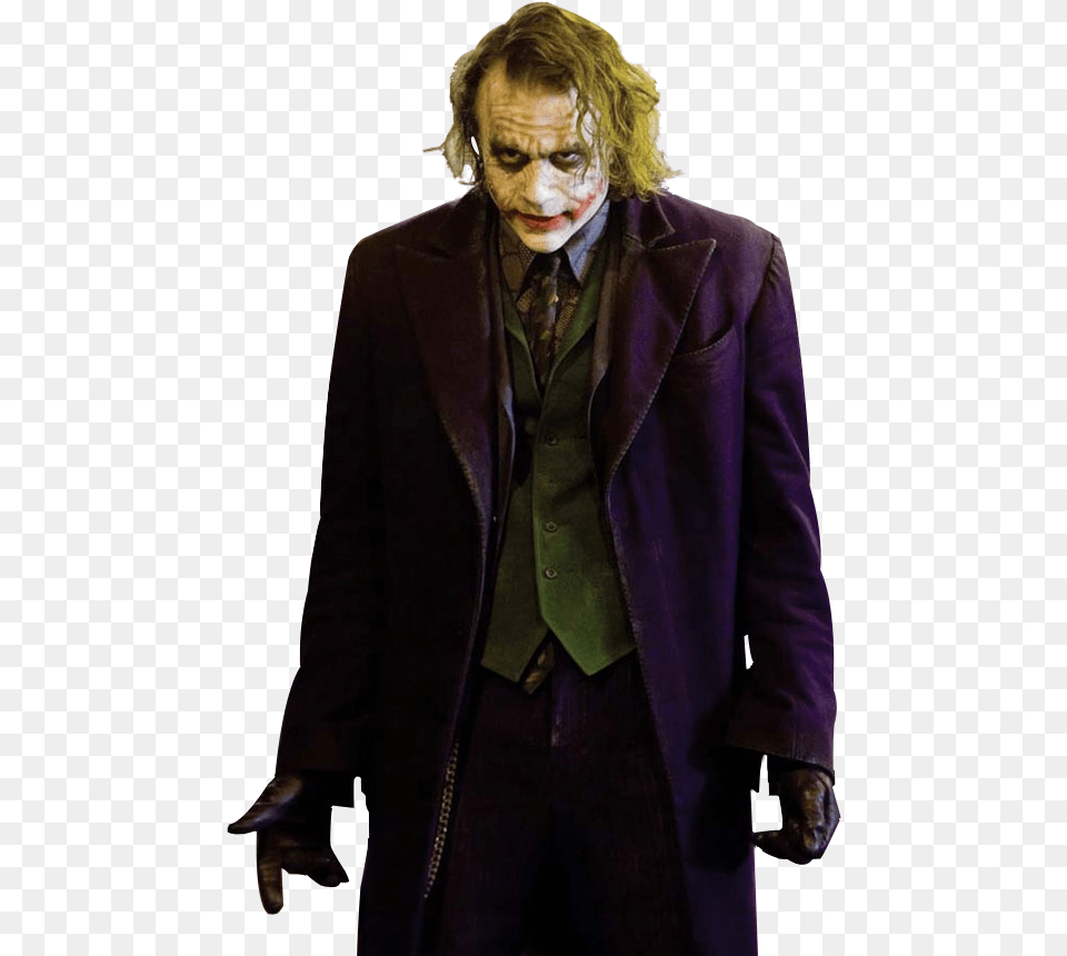 Joker Face Transparent Free Joker The Dark Knight, Jacket, Clothing, Coat, Portrait Png Image